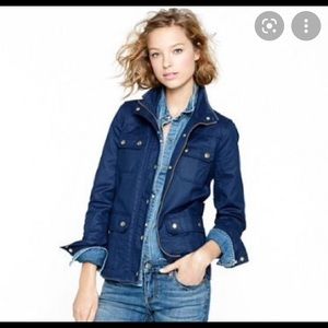 J. Crew. The downtown field jacket. Blue. Size S